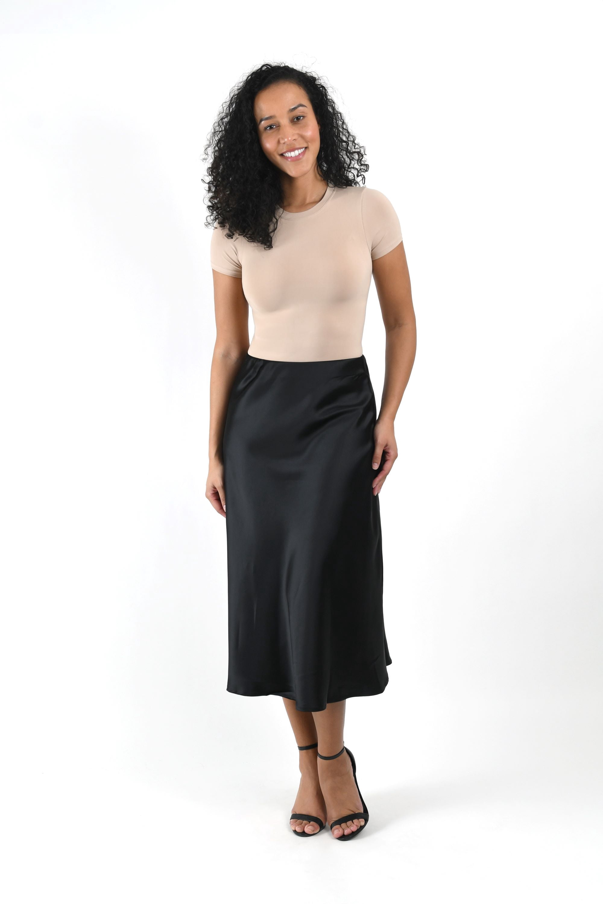 Joyspun Women's Everyday Seamless Shapewear T-Shirt, Sizes S-XXXL