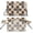 Blue Brown Floral Patchwork, variant on COEQINE Car Window Shade for Side Window, Heat Blocking Back Window Curtain with Magnets, Dual Layer Baby Window Sunshade for Baby Protection, Pink Flower Patchwork