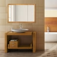Richland Medicine 48Inch Durable Nutmeg Oak Assembled Frame Bathroom Wall