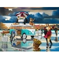thumbnail image 2 of West, Ronald 32x25 White Modern Wood Framed Museum Art Print Titled - Cafe Nelia, 2 of 4