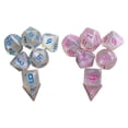 thumbnail image 1 of 14 Uds. Dados Poliédricos Acrílicos Actividad Transparente KTV Accesorios de Juego de Mesa, 1 of 9