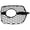 Paint to match, variant on For BMW X6 2008-2014 Fog Light Bezel Passenger Side | Front | Textured Black | Made Of PP Plastic | Replacement For BM1039187 | 191275331293, 51117176278