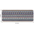 thumbnail image 7 of Blue Boho Tribal Triangles and Arrows Pattern Kitchen Rug Mat,Kitchen Runner Rugs Non Skid Washable,Decorative Kitchen Floor Mats for Kitchen,Sink,Laundry,17"x47.2", 7 of 7