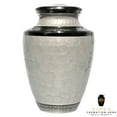 thumbnail image 3 of Ample Crimination URN With Engraving | Large 10.5" Elegant Memorial Urn for Ashes with Meena Floral Design & Engraving Option ACU017, 3 of 9