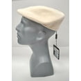 thumbnail image 2 of Mens Bruno Capelo Bone/Ivory Cap 100% Wool Hat ML-418, 2 of 4