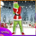 thumbnail image 3 of Disfraces de Navidad de monstruo verde, ropa de Navidad, disfraz de Halloween, Comic-con, ropa de carnaval, accesorios, regalos, novedad de 2023, 3 of 4