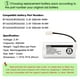 thumbnail image 3 of Baterías Ni-MH para teléfono iMah Ryme B1-3 BT162342, 2,4 V, 300 mAh, paquete de 4, 3 of 7
