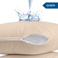 thumbnail image 2 of Protectores de almohada Utopia Bedding impermeables (paquete de 2) tamaño queen, 2 of 8