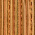 thumbnail image 1 of Ahgly Company Indoor Square Abstract Orange Modern Area Rugs, 6' Square, 1 of 4