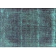 thumbnail image 1 of Ahgly Company Indoor Rectangle Oriental Turquoise Blue Industrial Area Rugs, 8' x 10', 1 of 4