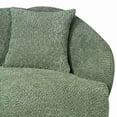 thumbnail image 5 of Christopher Knight Home 98.5" Curved Contemporary 3-Seat Sofa with Upholstered Plush Seating, Green, 5 of 10