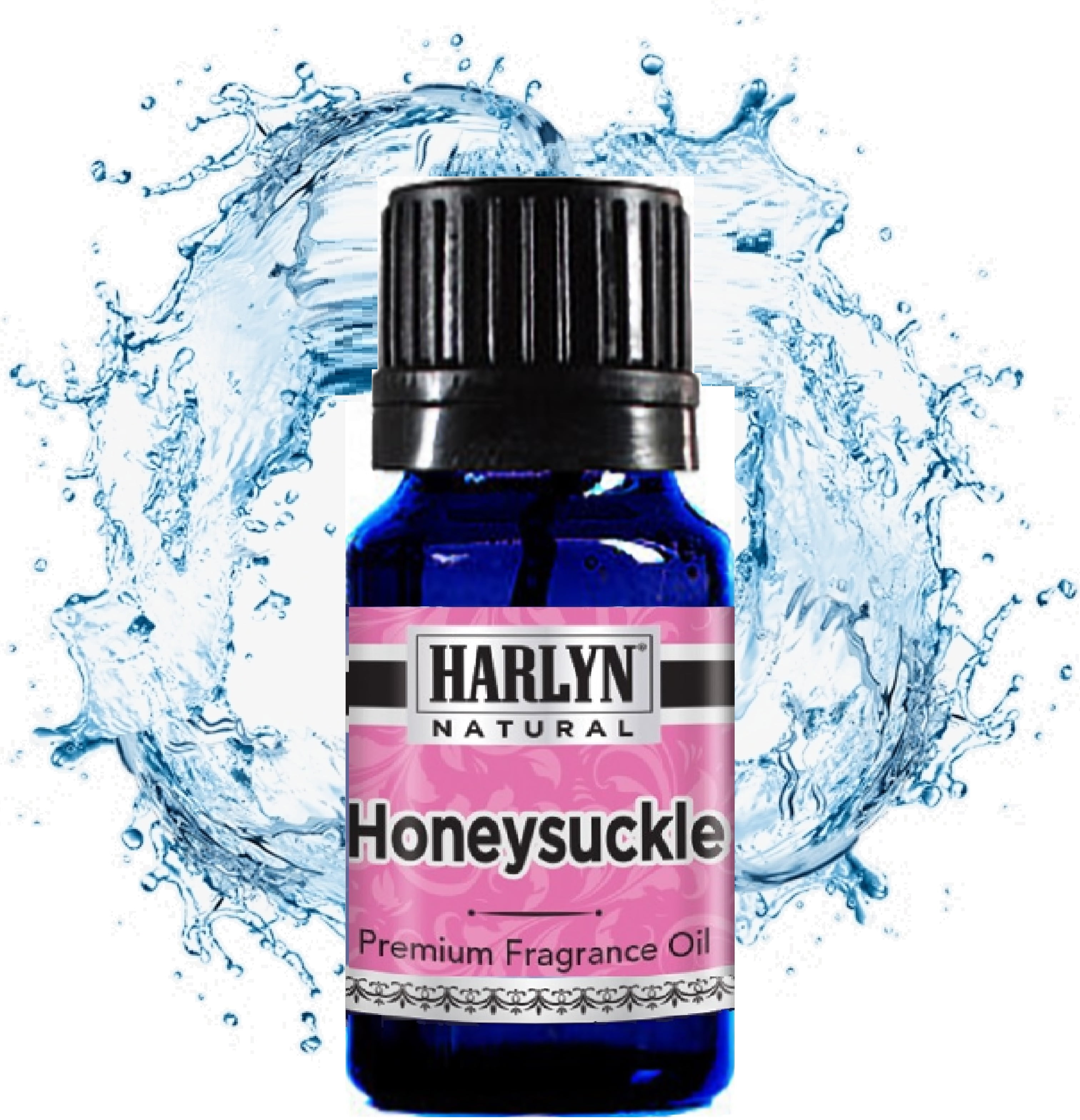 Honeysuckle Fragrance Oil 10 mL - U.S. FDA Approved - Quality Assurance International Certified Organic - Aromatic Premium Grade Scented Perfume Oil by Harlyn Made in USA (FAST DELIVERY)