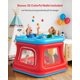 thumbnail image 3 of Castillo inflable 3 en 1 QPAU para niños pequeños con piscina de pelotas, 3 of 7