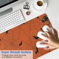 thumbnail image 4 of Long Mouse Pads for Desk,Halloween Spider Web and Bats Desk Mats on Top Of Desks, Desk Mouse Pad Extra Large with 3mm Non-Slip Base and Stitched Edge for Gaming,Office,Work,Home 31.5x15.7in, 4 of 5
