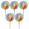 thumbnail image 1 of 5Pcs Windmill Lawn Ornament Colorful Indoor Decoration, 1 of 9