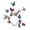 Multicolor, variant on Butterfly Fascinator Headbands for Women Feather Wedding Crown Tea Party Halloween Hair Wreath Boho Fashion Headband 1 PC Purple one size