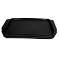 thumbnail image 1 of Plastic Tray, Multifunction Food Tray 3PCS  For Hotels For Buffet Restaurant Black, 1 of 8