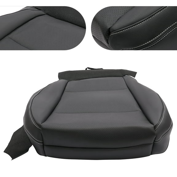 For Subaru Outback Legacy 2015-2019 Front Driver Bottom Seat Cover Black, Seat Cover, Driver Bottom Seat Cover