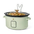 thumbnail image 3 of Beautiful 4Qt Slow Cooker with Touch-Activated Display, Sage Green by Drew Barrymore, 3 of 9