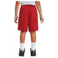 thumbnail image 4 of Youth PosiCharge Double-Layer Classic Polyester Mesh Short True Red Small, 4 of 8