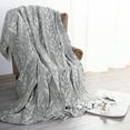 thumbnail image 5 of Ntbay 3 Layers Cotton Muslin Twin Bed Blanket, Super Soft Breathable Thermal Yarn Dyed Quilt for Adults, Perfect Lightweight Blanket for Couch Sofa Bed All Seasons, 68"x92", Tree, 5 of 5