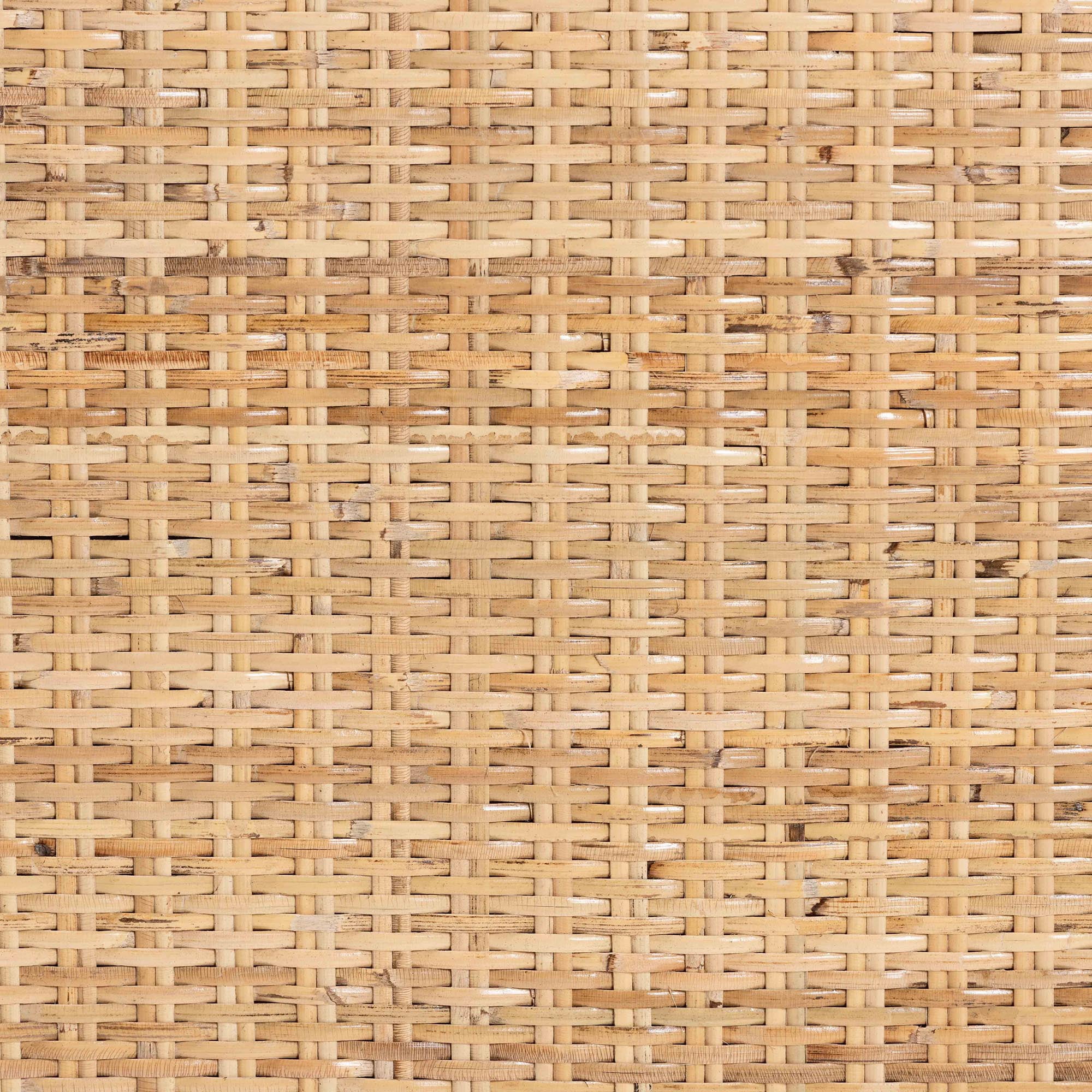 bali & pari Kalimantan Boho Coffee Table, Square, Natural