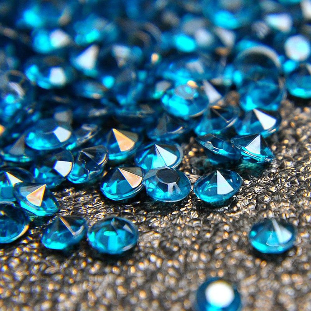 2000 Royal Blue Scatter Crystals 4.5mm Wedding TABLE DECORATION CLEARANCE OFFER
