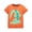 Orange, variant on Otqutp Little Children Funny Tops Toddler Boys' Short Sleeve Tees Cotton Casual Animals Graphic Crewneck Summer Top Clothes T Shirts