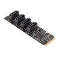 thumbnail image 3 of M.2 NVME To  Converter, Stable Transmission M.2 NVME To  Adapter Card Powerful Chip 6Gbps  for PC, 3 of 7