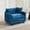 Blue, variant on YWEN 41.1" Oversized Single Cloud Sofa Couch, Modern Large Sectional Couches for Living Room, Chenille Fabric Modular Sectional Sofa, Deep Seat Modern Sofas Set, Sofas para Sala