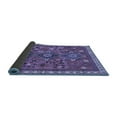 thumbnail image 2 of Ahgly Company Indoor Square Persian Blue Traditional Area Rugs, 3' Square, 2 of 4