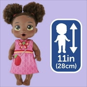 Baby Alive Bubbly Tea Party Berry Boo, Black Hair Baby Doll for Girls & Boys 3 and up