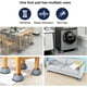 thumbnail image 2 of CHAO Patines Antivibraciones Caoutchouc Antidrapant, 4 Pices Tampones Pied Machine Laver Tampón Antivibración, Pieds De Machine Laver,universel Pour Lave, 2 of 5