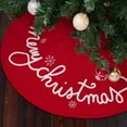 thumbnail image 4 of Christmas Decorations Christmas Decorative Red Letter Tree Skirt, 4 of 5