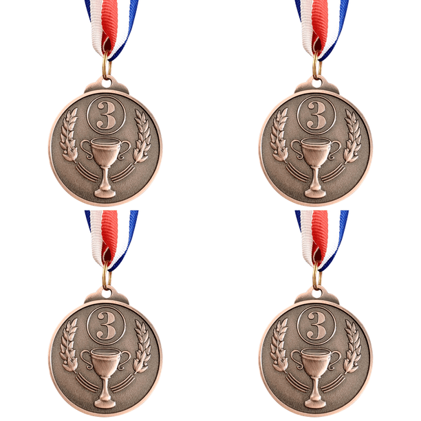 Medalla Trofeo Trigo Props Premios Ganador Recompensa por Competición Deportiva (Cobre)