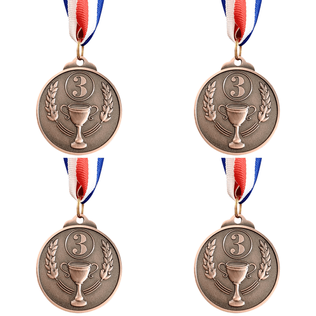 Medalla Trofeo Premios Accesorios Trigo Recompensa Al Ganador Por Competencia Deportiva (Cobre)