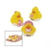 Mini Girl Baby Shower Ducks - Toys - 24 Pieces