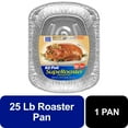 thumbnail image 3 of (7 pack) EZ Foil 25 LB Super Roaster Disposable Turkey Pan, 16 x 12.5 x 3.25 in., 1 Count, 3 of 8