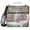 Cute Kitten in Flower Basket, variant on 3 Ring Zipper Binder with Shoulder Strap Waterproof Trapper Keeper 2 Inch D-Ring 500 Sheets Capacity Gray Cat Hiding under Blanket