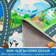 thumbnail image 3 of AKASISRUG Car Rugs for Kids Toy Cars, Non Slip Marine Animal Road Rug, Aquarium Road Map,59"X39.4",M, 3 of 8
