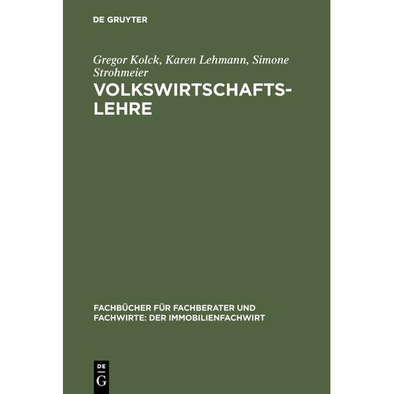 FachbÃ¼cher FÃ¼r Fachberater Und Fachwirte Volkswirtschaftslehre, (Hardcover)