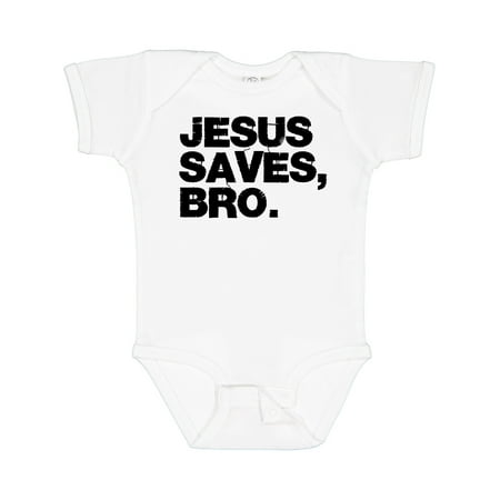

Inktastic Jesus Saves Bro Christian Gift Baby Boy or Baby Girl Bodysuit