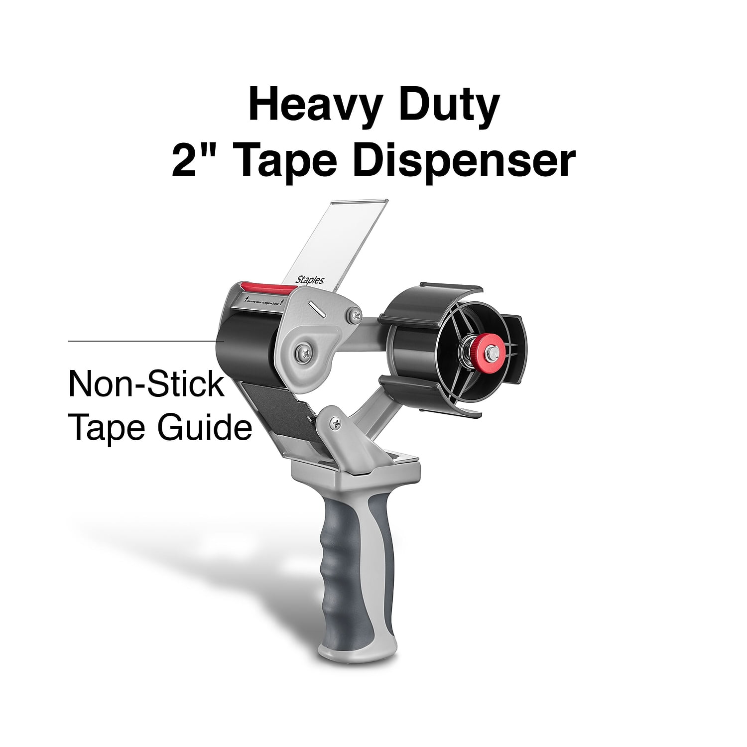 Staples Heavy Duty 2" Handheld Packing Tape Dispenser Dark Gray (ST56469-CC)