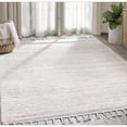 thumbnail image 2 of Abani Boston 5'3"W x 7'6"D BOS140A Beige Cream Shag Area Rug, 2 of 6