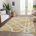 thumbnail image 6 of Addison Rugs Mayfield Premium Machine Washable Transitional Geometric Gold Rectangle Rug, 9' x 12', 6 of 6