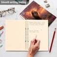 thumbnail image 5 of Wirebound Notebook Hardcover Spiral Notebooks Majestic Powerful Lion, 60 Pages, 80 GSM, 5.7 x 8.3in, 5 of 7