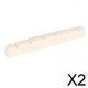 thumbnail image 1 of 2x Reemplazo de tuerca de guitarra eléctrica - Tuerca ranurada de alta calidad para piezas de instrumentos de cuerda de bricolaje 2 piezas, 1 of 4