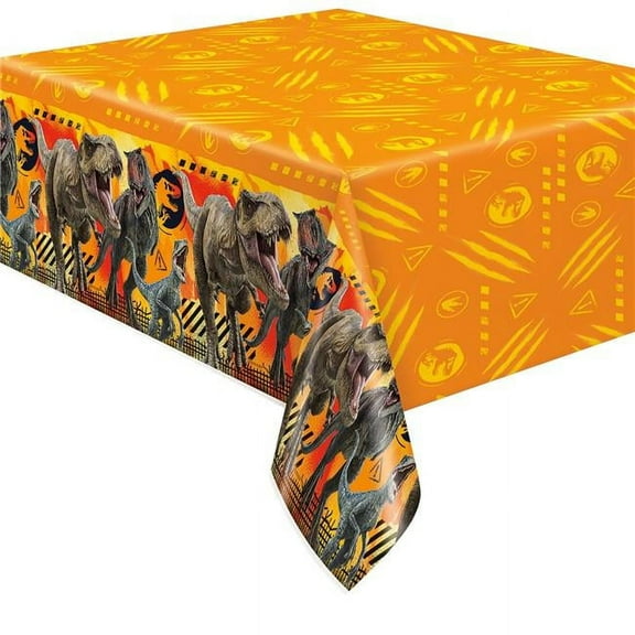 Jurassic 30388460 84 in. Dominion Plastic Table Cover