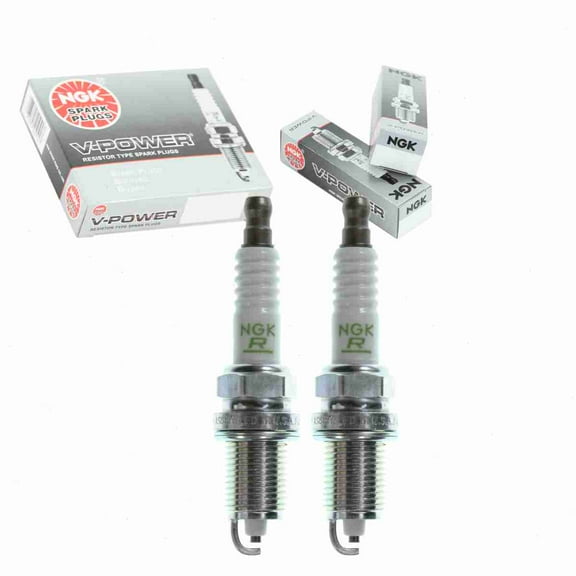 2 pc NGK 2262 V-Power Spark Plugs for 0000-18-F287 04606823AB 04606823AC 04887030 1765224 1Y0G 3131 3132 3133 318 318C2 318S 3311 434 434C2 435 436 436S 439 439C2 4887030 5-86003122 5-86003122-0 7562