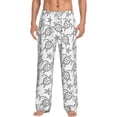 thumbnail image 2 of Goofa Sea Turtle Printed Soft Pajama Pants for Men, Wide Leg Comfy Casual Lounge Yoga Pants-X-Large, 2 of 9